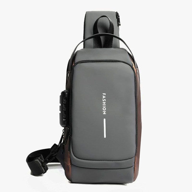 Mochila Antirrobo Con Puerto Usb AZUL